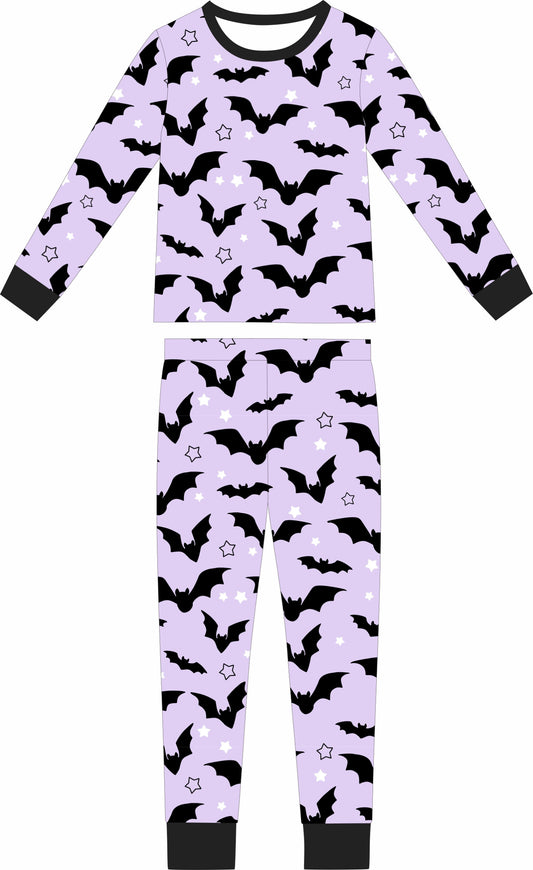 Batty for treats 2 piece set🦇💜