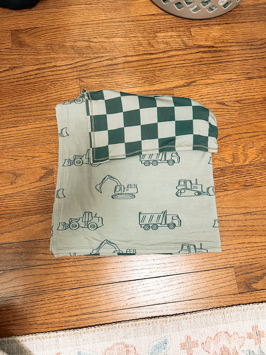 Snooze crew check 60x60 blanket