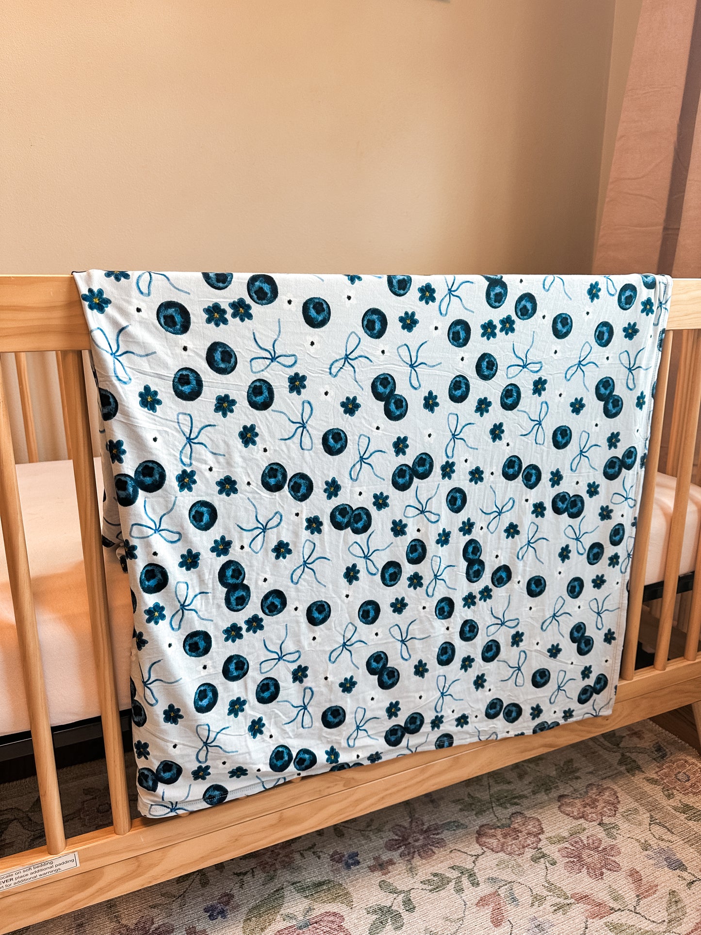 Blueberry Daydream 60x60 blanket